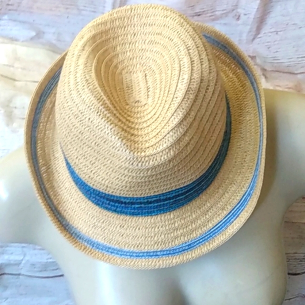 Unisex straw Fedora
